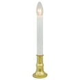 thumbnail image 5 of Northlight Single Light Window Candle with Timer - 9" - White and Gold - Set of 4, 5 of 5