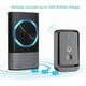 thumbnail image 2 of Clock and doorbell, Wireless doorbell, volume 45 melodies 5 levels and IP55 waterproof wireless doorbell, doorbell kit, 2 of 5