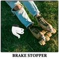 thumbnail image 3 of ELAYARD 1Set Universal Roller Skate Brake Replacement White Rubber Stopper with Stable Performance, 3 of 8