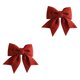 thumbnail image 3 of Lazos decorativos BLESIY reutilizables con purpurina para Navidad Rojo 15 cm x 12 cm, 3 of 8