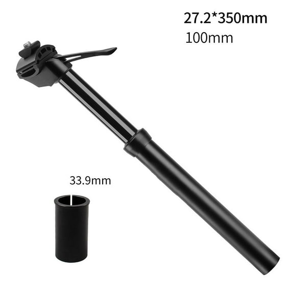 Bicycle Dropper Seatpost Aluminum Alloy Lifting Seat Tube For Mountain Bike Hand-Controlled Hydraulic 27.2Mm Cycling Accessory 27.2*350Mm