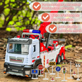 thumbnail image 2 of Grúa De Ingeniería De Aleaciones Para Niños Con Luz Coche De Juguete De Aleación Xtellar blanco, 2 of 4