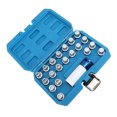 thumbnail image 4 of Wheel Nuts Removal Key Socket Set, Wheel Lock Lug Nut Remover Tool Kit 21pcs With 1/2in Drive Adapter For R50 R52 R53, 4 of 8