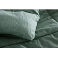 thumbnail image 2 of Messy Bed Washed Cotton Comforter Mini Set, Twin XL, Sage, 2 of 6