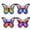 #A04-4 PCS Butterfly, variant on 4 Pack Metal Butterfly Decorations, Butterfly Wall Art Sculpture Hanging Decor, Metal Butterflies Outdoor Decor for The Garden, Patio, Fence, Home, and Yard