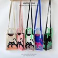 thumbnail image 3 of Mini bolso bandolera para teléfono con diseño de gato bonito, bolso de mano tejido, monedero pequeño y portátil para mujer, 3 of 6
