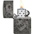 thumbnail image 4 of Zippo 46425 Mushroom Skulls Design High Polish Black Lighter, 4 of 11