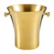 thumbnail image 1 of Cubo de hielo dorado, cubo de hielo aislado de acero inoxidable, cubo de champán, cubo de vino for fiestas, bar de cócteles, 5L, 1 of 5