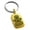 Gold, variant on Stainless Steel Floral Hamsa Hand of Fatima Engraved Small Rectangle Dog Tag Charm Keychain Keyring