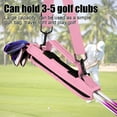 thumbnail image 5 of HengDidi Mini Portable Golf Club Bag Holds 5 Clubs, Ultra Lightweight Unisex , Easy Carry Handle for Travel and Outdoor Golfing Adventures, 5 of 6