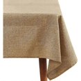 thumbnail image 3 of Lin foncé - Rectangular linen tablecloth in stain-resistant decor style, 3 of 5