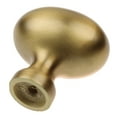 thumbnail image 2 of GlideRite 1.125 in. Classic Oval Cabinet Knobs, Satin Gold, Pack of 10, 2 of 5