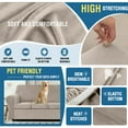 thumbnail image 3 of Sanmadrola Sofa Cover Slipcover Couch Cover Set for Chair Super Stretch Universal Slip Cover Furniture Protector 2 Pieces, 3 of 8