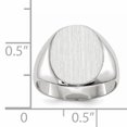 thumbnail image 5 of 14K White Gold Signet Ring, 5 of 5