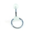 thumbnail image 6 of Navel ring with Knock Door Design 14G Anodized Titanium Glow in the Dark Ball, 6 of 6