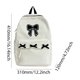 thumbnail image 5 of Mochila Lindo Bowknot Estético Ligero Librero Escolar para Mujeres Niñas, 5 of 9