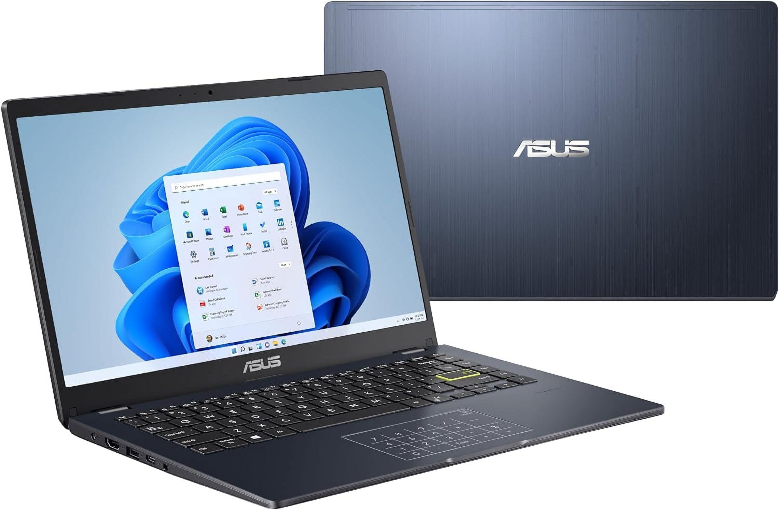 ASUS Laptop with Intel Celeron N4500, 128GB eMMC, 4GB RAM, 14