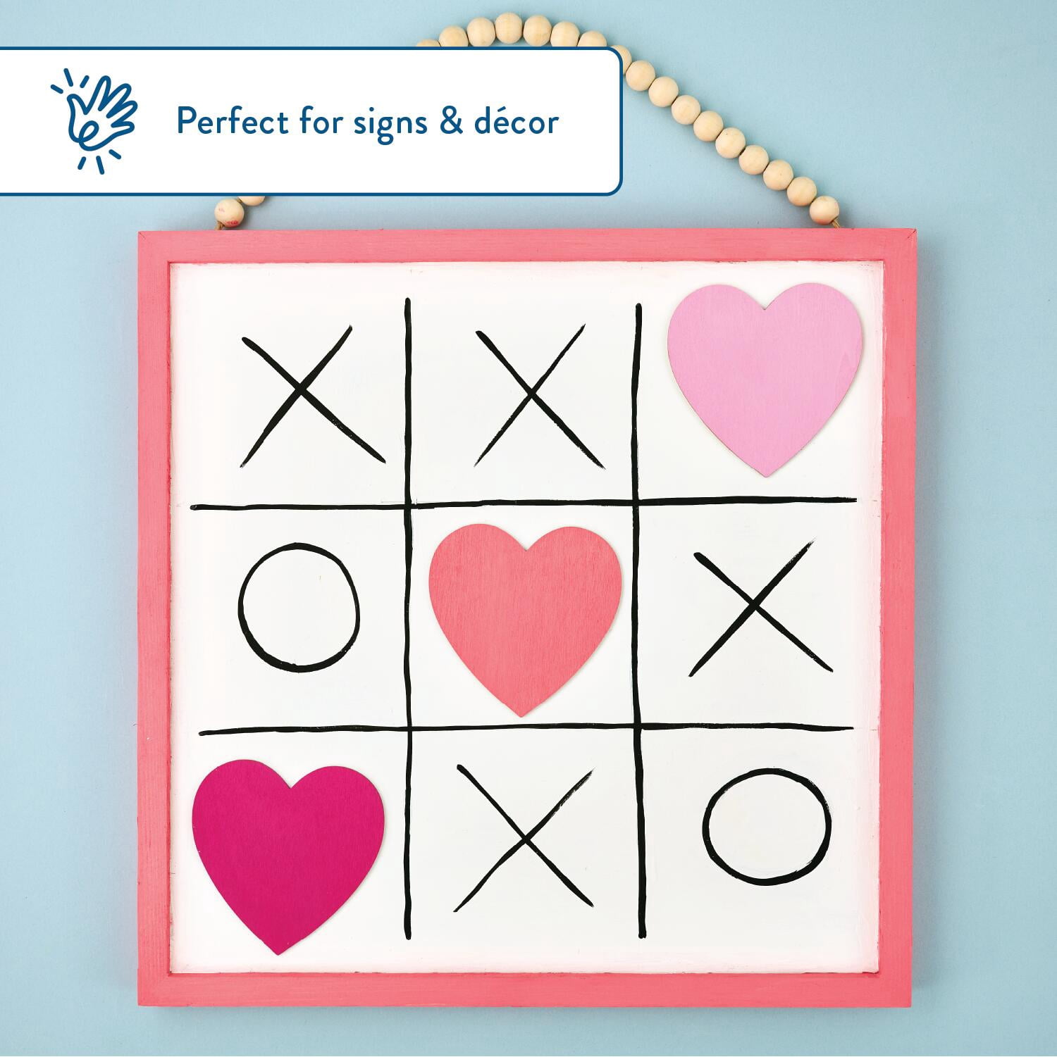Hello Hobby Plywood Heart Shape Pack, Set of 6, 3.5"