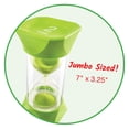 hand2mind Green Jumbo Sand Timers, 2 Minute Sand Timer, Hourglass Sand