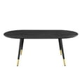 thumbnail image 3 of Vigor 47" Oval Coffee Table Black, 3 of 7