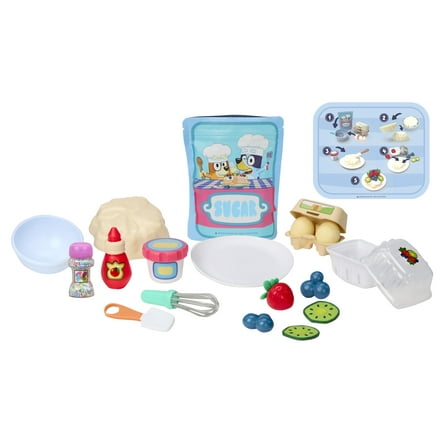 Little Tikes Creative Chefs Bluey Pavlova Kit, with Make-It Mix Play Sand, Ages 3 