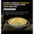 thumbnail image 3 of Bruntmor | Double Handled Pre-Seasoned Cast Iron Round Tarte Tatin Dish Pan Mini | 1, 3 of 9