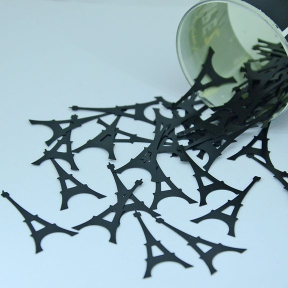 Confetti Eiffel Tower Black - Pouch (1/2 oz) - CCP9278