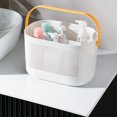 thumbnail image 4 of Almacenamiento De Plástico Cestas Organizadoras Huecas Con Asa Para El Hogar Cocina Baño Yuarrent HA040009-02, 4 of 6