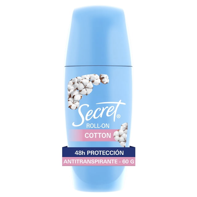 Antitranspirante Secret Roll on Cotton 60g
