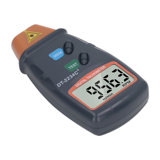 Tacómetro RPM, Restablecimiento Automático De Alta Precisión LCD Pantalla Tacómetro Digital Sin Contacto Para La Máquina