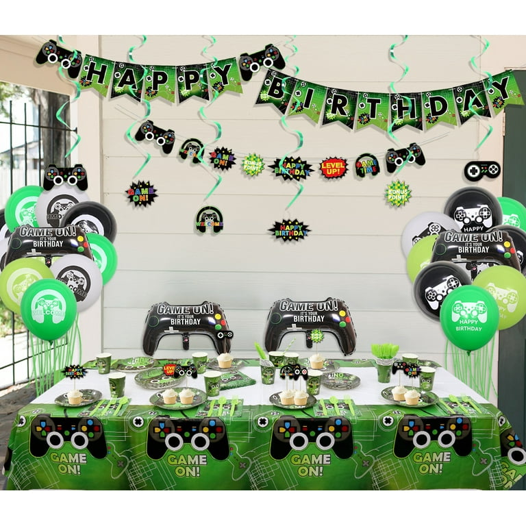 Hgudesign Birthday Decorations Includes Plates, Napkins, Cups, Cutlery