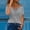 czb#Grey676, variant on CUZIBR Womens Lace Trim T-Shirt V-Neck Solid Short Sleeve Spaghetti Strap Off The Shoulder Casual Stylish Blouse Tops Breathable Comfortable Tee Vacation Tshirts Clothes,Black,L