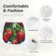thumbnail image 4 of Balery Strawberry2 Pantalones cortos deportivos para mujer con forro y dos bolsillos, elásticos, para entrenamiento, gimnasio, yoga-Large, 4 of 7