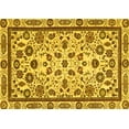 thumbnail image 1 of Ahgly Company Indoor Rectangle Abstract Yellow Modern Area Rugs, 8' x 10', 1 of 4