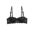 thumbnail image 3 of Blmnix Sexy Bra Bra for Women Lace Bra Push Up Bra Bras Black Balconette Bra Wireless bras for Women,36, 3 of 4