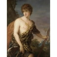 thumbnail image 2 of James Northcote 19x24 Black Ornate Framed Double Matted Museum Art Print Titled: Adonis, 2 of 5