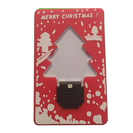 

Huiniadese Christmas Night Light Battery Type Christmas Tree Card Light