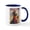 White/Navy Inside, variant on CafePress - Witch Way Halloween Witch Art Travel Mugs - 11 oz Ceramic Mug - Novelty Coffee Tea Cup