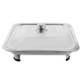 Stainless Steel Serving Tray,Buffet Foods Holder Stainless Steel Foods ...