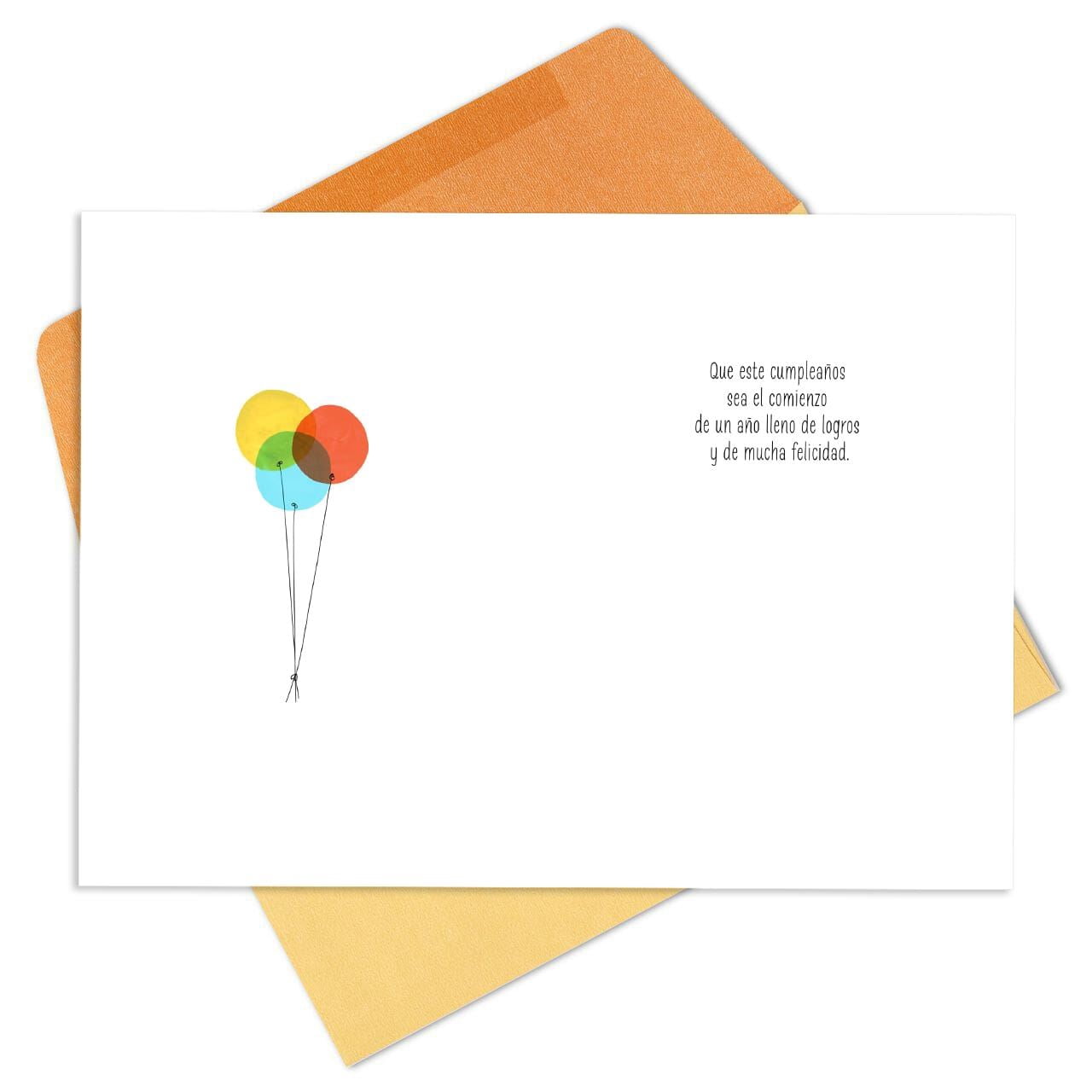 Hallmark Business Bulk Spanish Birthday Cards (Feliz Cumpleaños Balloons), 25 ct.