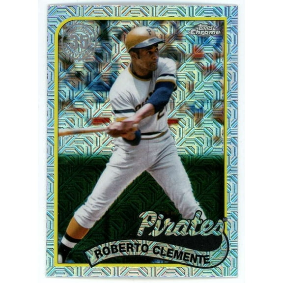 MLB 2024 Topps Update Series 1989 Chrome Silver Pack Roberto Clemente T89CU-94