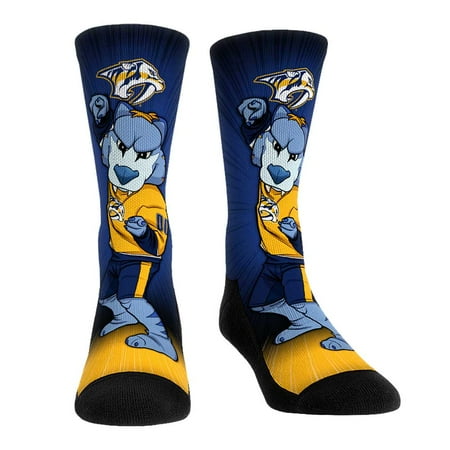 

Rock Em Socks Nashville Predators Mascot Pump Up Crew Socks
