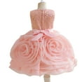 thumbnail image 2 of Petal Princesses 3-8 Years Girls Party Big Floral Dress Kids Evening Princess Gown, 2 of 5