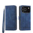 thumbnail image 3 of Wallet Case for iPhone 17 Pro Flip Phone Case with Card Slots, Cash Pocket, Kickstand, Magnetic Closure & Wrist Strap, TPU Soft Shell Cover Blue, 3 of 6