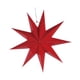 thumbnail image 5 of Adorno colgante coleccionable de estrella 3D grande para inauguración de la casa Rojo, 5 of 9