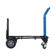 Harper Quick Change 3-in-1 Steel Truck 500 lb Capacity - x 19 Width x 14.5 Depth x 44 Height - Steel Frame - Black - 1 Each