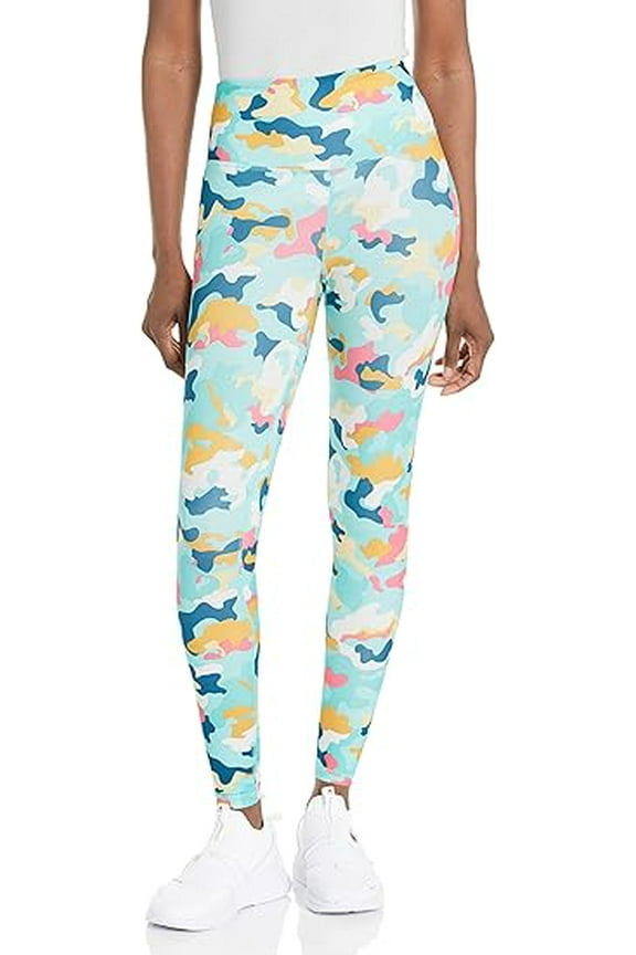 Womens Absolute Eco 7/8 Tight Leggings (Abstract Camo Portal Teal, X-Small, XS)