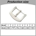 thumbnail image 2 of Gkeoshab Buttons Watch Strap Clasp Replacement Brushed Stainless Broadside Type Buckle Home & Garden, 2 of 4