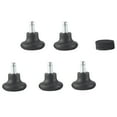 thumbnail image 1 of 5 Pack Glisseurs pour Chaise de Bureau Sans Roues, Roulettes Pivotantes de Remplacement, 1 of 9
