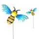 thumbnail image 5 of Style 4 Estatua artística de abeja de Metal para jardín, decoración enana, bonitos adornos de hierro para el hogar, Patio, decoración al aire libre, 5 of 5